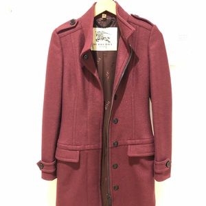 Burberry London Coat 100% Wool